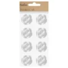 Julstickers Silver
