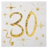 Kaffeservetter 30 Guld