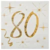 Kaffeservetter 80 Guld