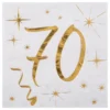 Kaffeservetter 70 Guld