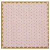Kaffeservetter Prickiga Rosa/Guld