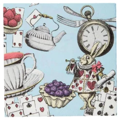 Kaffeservetter Tea Party Alice Wonderland