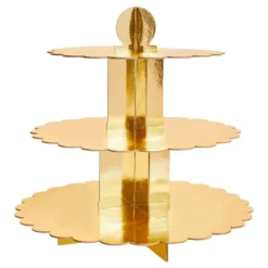Kakställ Guld Metallic