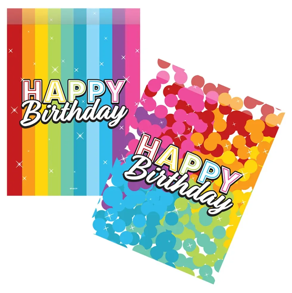 Kalaspåsar Happy Birthday Rainbow