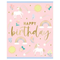 Kalaspåsar Happy Birthday Unicorn