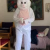 Kanin Maskot Maskeraddräkt