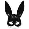 Kaninmask Svart