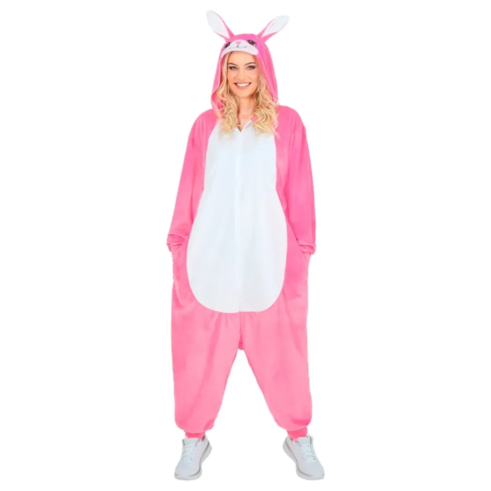 Kanin Rosa Onesie Maskeraddräkt