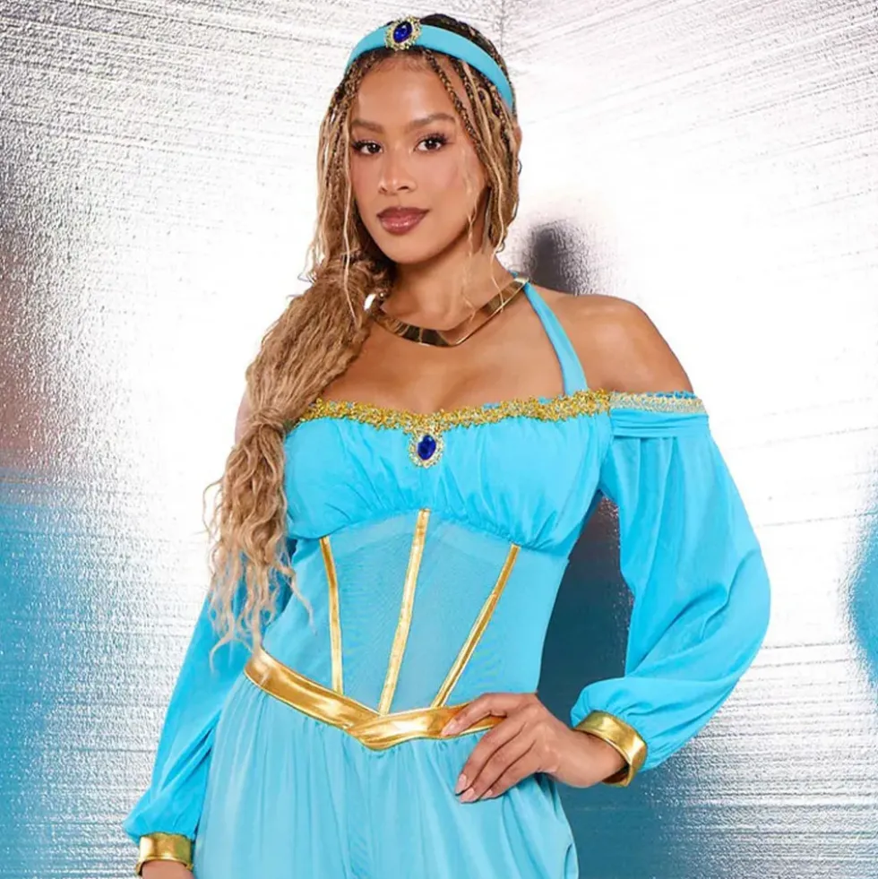 Ökenprinsessa Jumpsuit Deluxe Maskeraddräkt