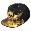 Keps Dope med Nitar Svart/Guld