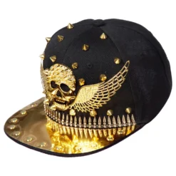 Keps Dope med Nitar Svart/Guld