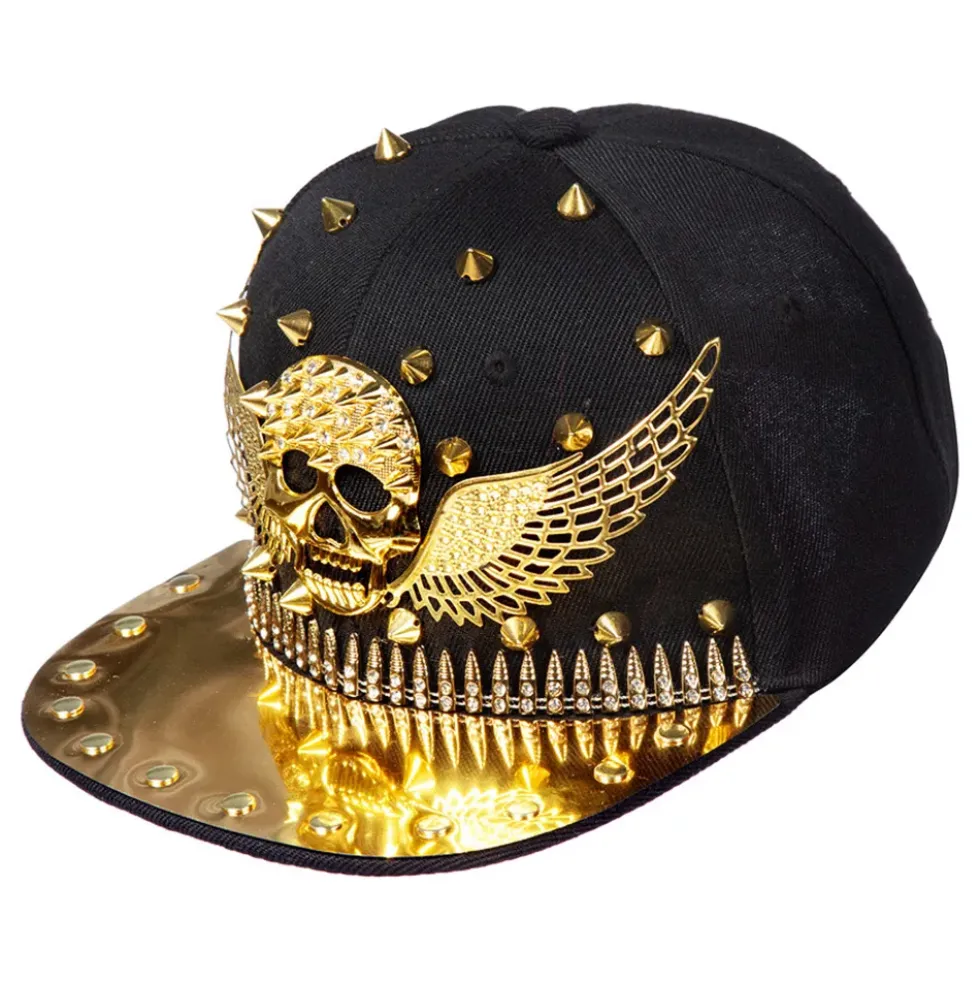 Keps Dope med Nitar Svart/Guld