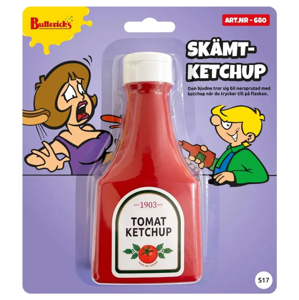 Ketchupflaska Skämtartikel