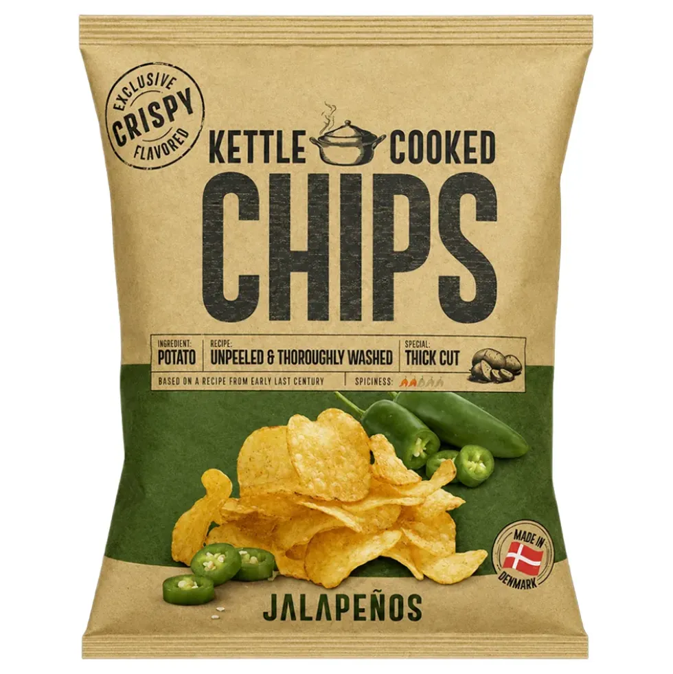 Kettle Cooked Chips Jalapeno