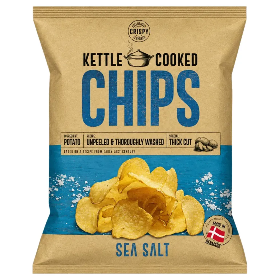 Kettle Cooked Seasalt Chips