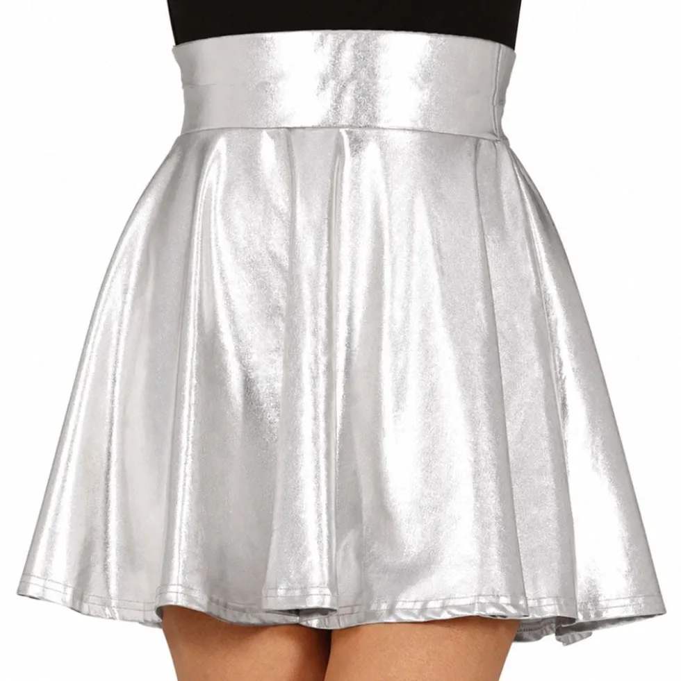 Kjol Silver Metallic