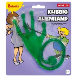 Klibbiga Alienhand Skämtartikel
