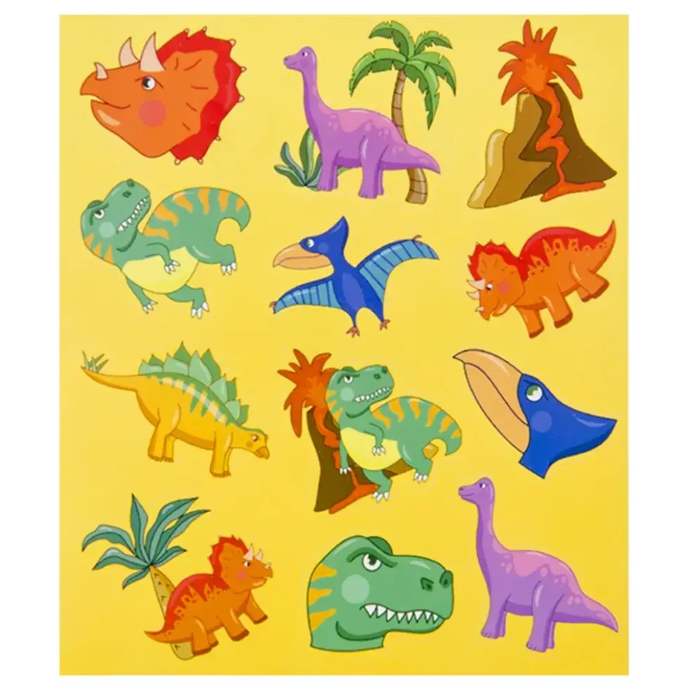 Klistermärken Dinosaurie