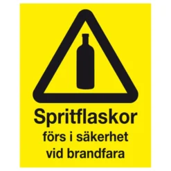 Klistermärke Spritflaskor