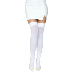 Knästrumpor Nylon Vita Deluxe