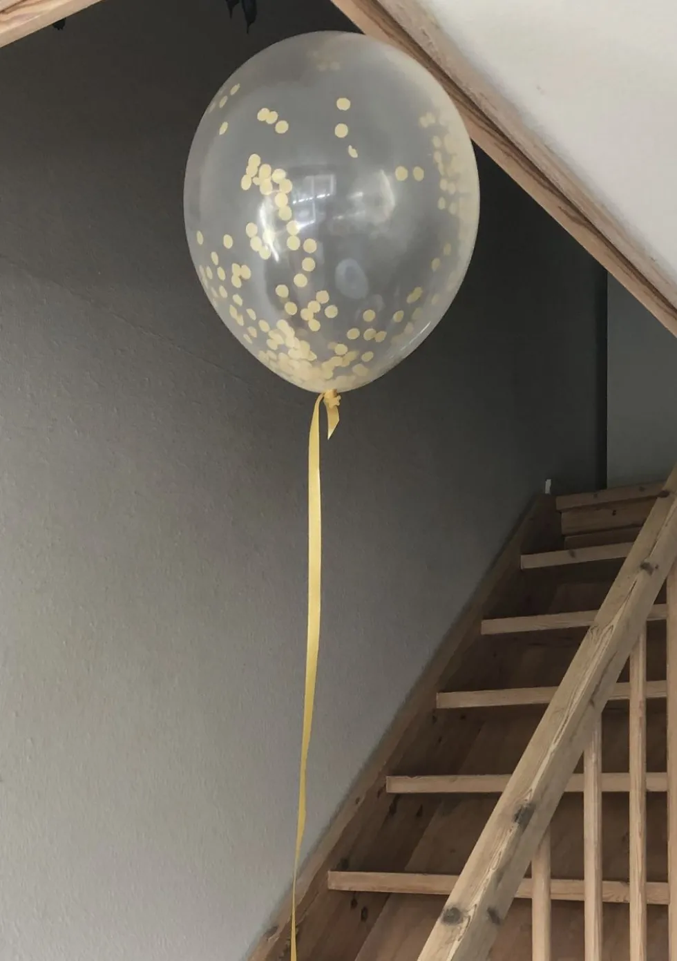 Konfettiballonger Guld