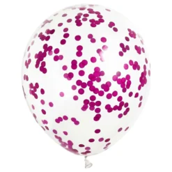 Konfettiballonger Magenta