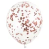 Konfettiballonger Roséguld