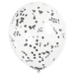 Konfettiballonger Svart