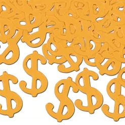 Konfetti Dollartecken Guld
