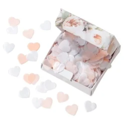 Konfetti Hjärtan Pastell