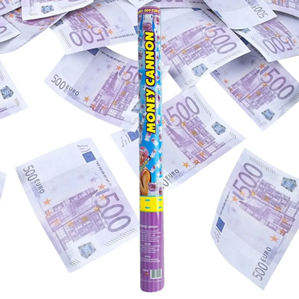 Konfettikanon Eurosedlar