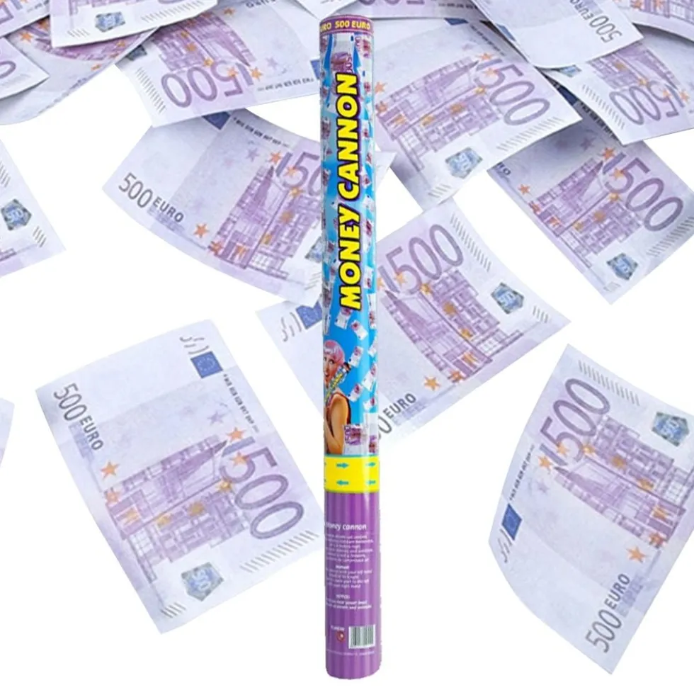 Konfettikanon Eurosedlar