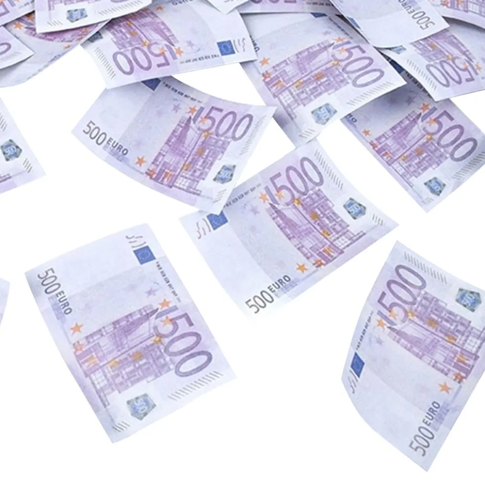 Konfettikanon Eurosedlar