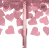 Konfettikanon Hjärtan Roséguld