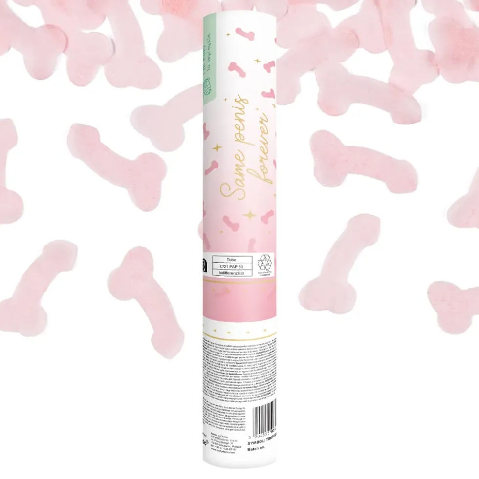 Konfettikanon Penis Rosa