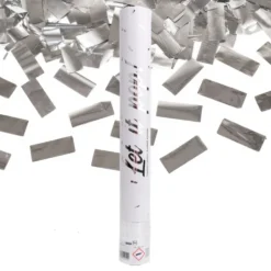 Konfettikanon Silver Metallic