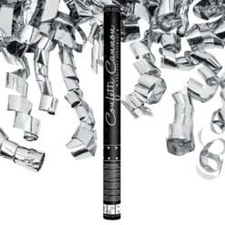 Konfettikanon Streamers Silver