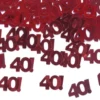 Konfetti Röd 40