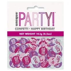 Konfetti 18 Rosa/Silver