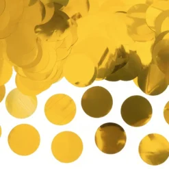 Konfetti Rund Guld Metallic