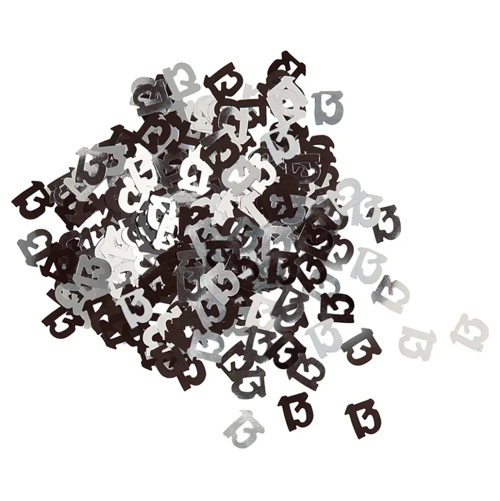Konfetti Svart/Silver 13