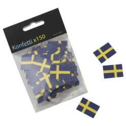 Konfetti Svenska flaggor