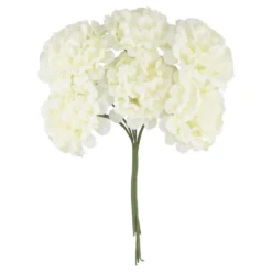 Konstgjord Blombukett Hortensior Elfenben