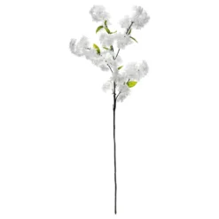 Konstgjord Blomma Körsbärsblomma Vit