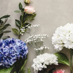 Konstgjord Blomma Slöjblommor Vit