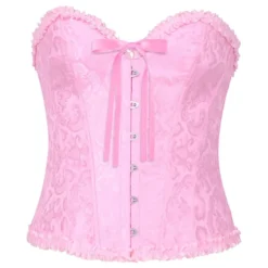 Korsett Rosa med Volanger