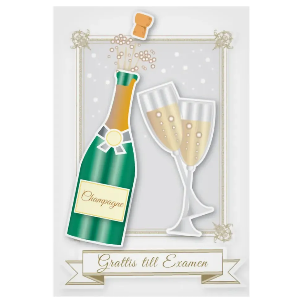 Kort Examen Champagneglas
