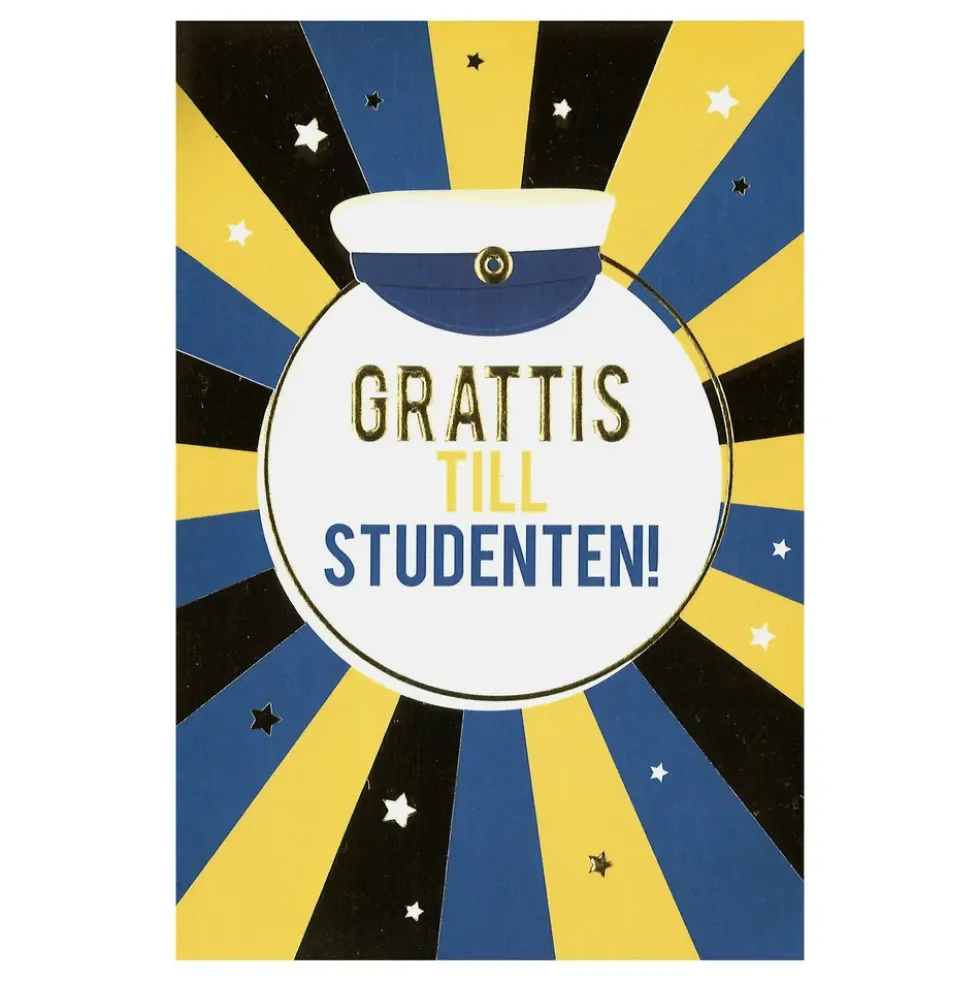 Kort Grattis till Studenten