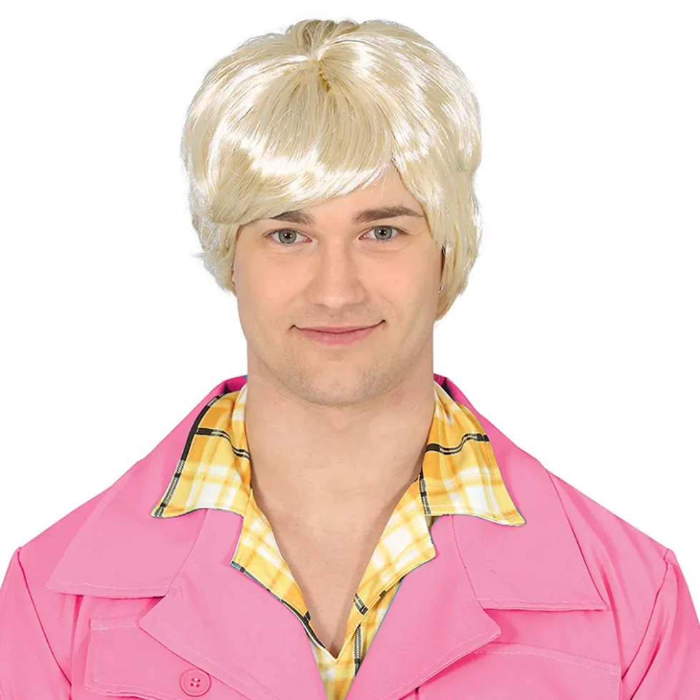 Kort Ljusblond Peruk