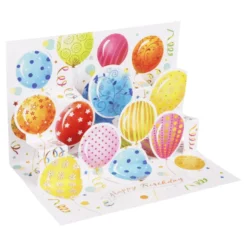 Kort Pop-Up Happy Birthday med Kuvert